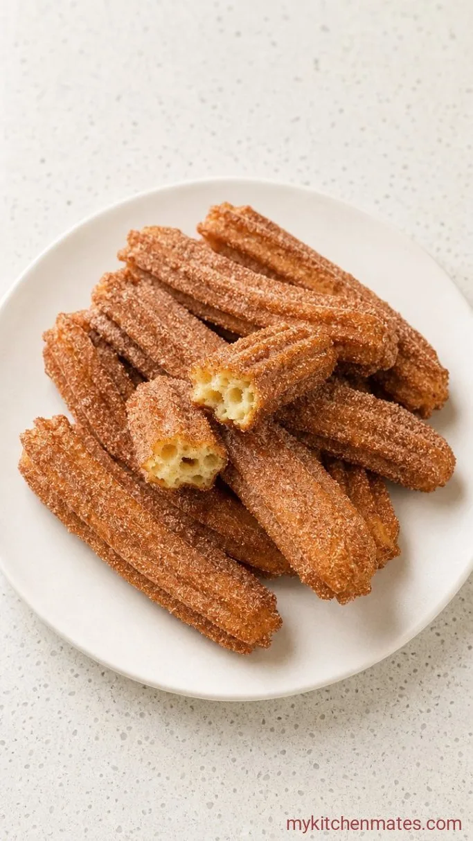 Crispy Gluten Free Churros (Ready in 30 Minutes) Step 4: Toss in Cinnamon Sugar and Serve