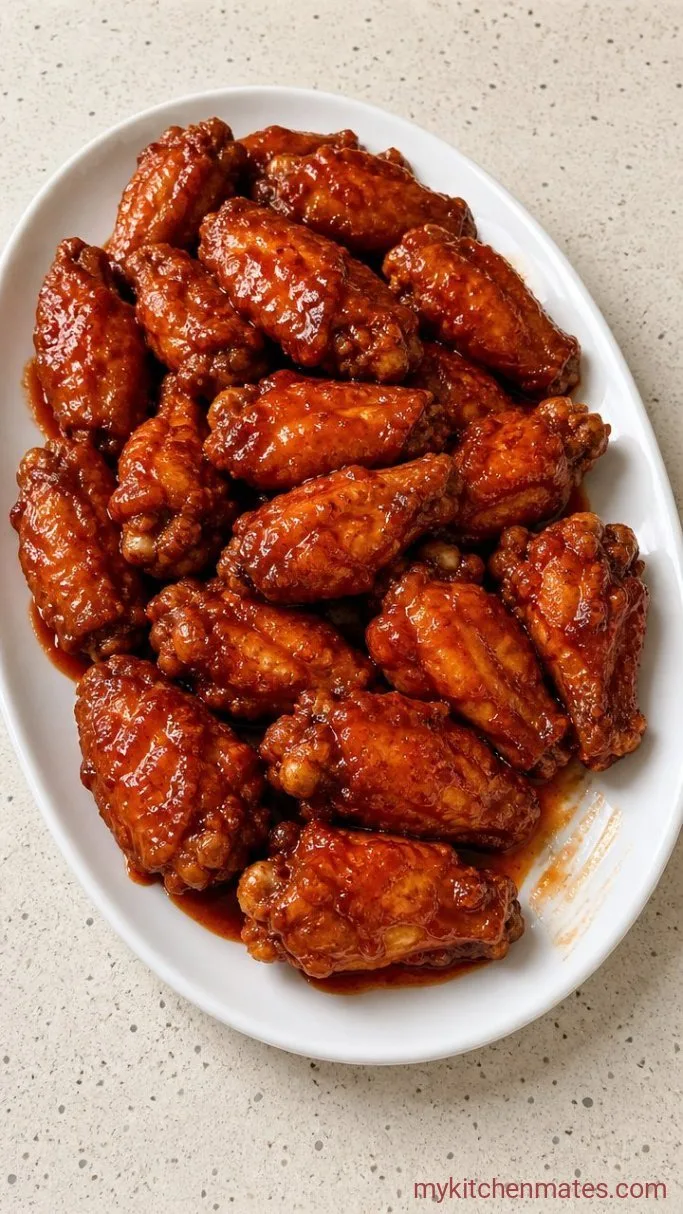 Crispy Oven Baked Chicken Wings Step 4: Toss the Hot Wings and Serve