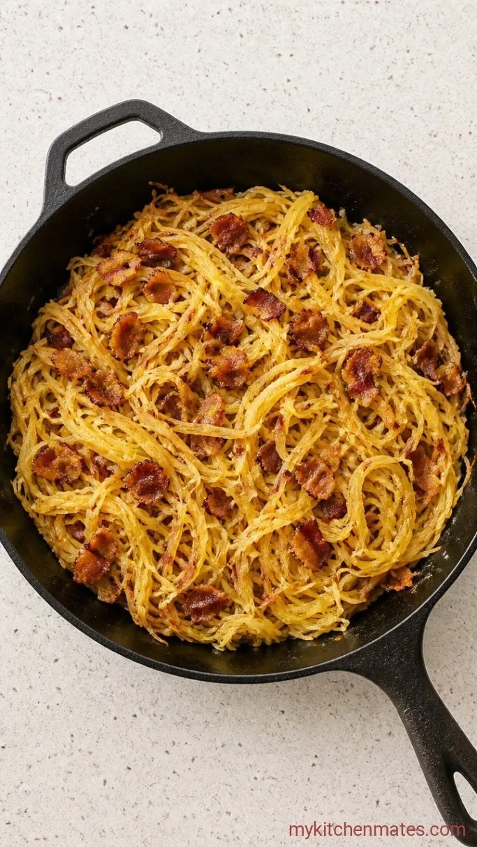 Step 4: Toss the Squash with Bacon