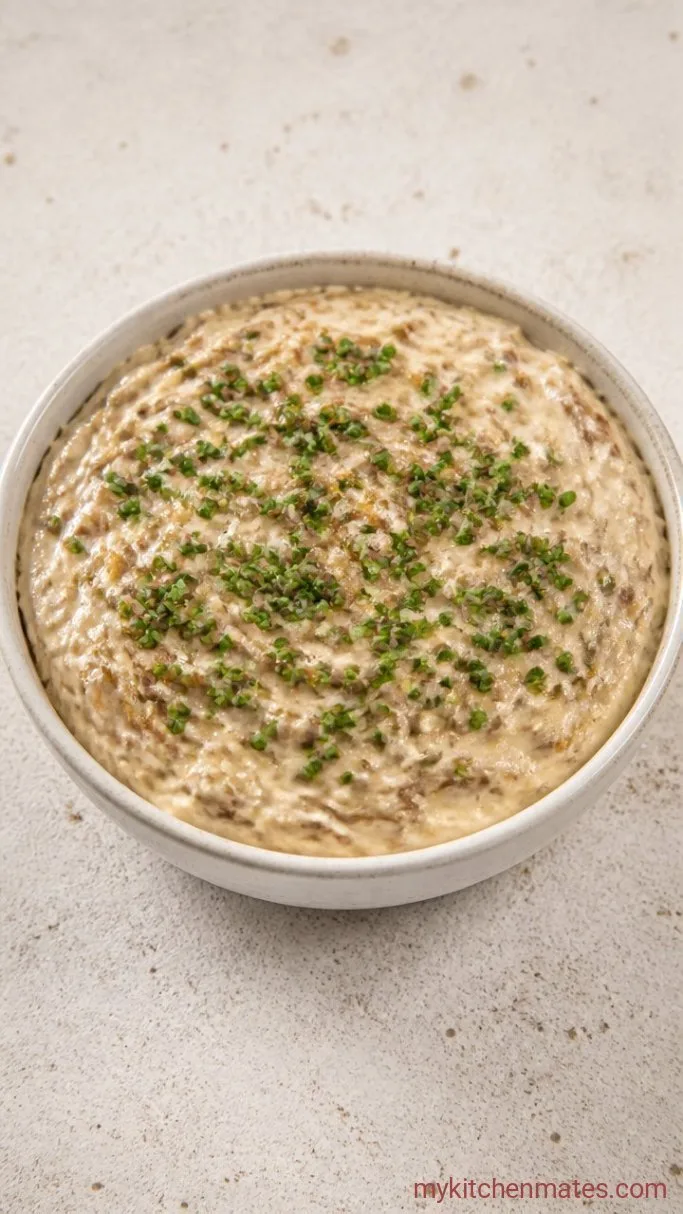 Step 4: Transfer and Garnish the Dip