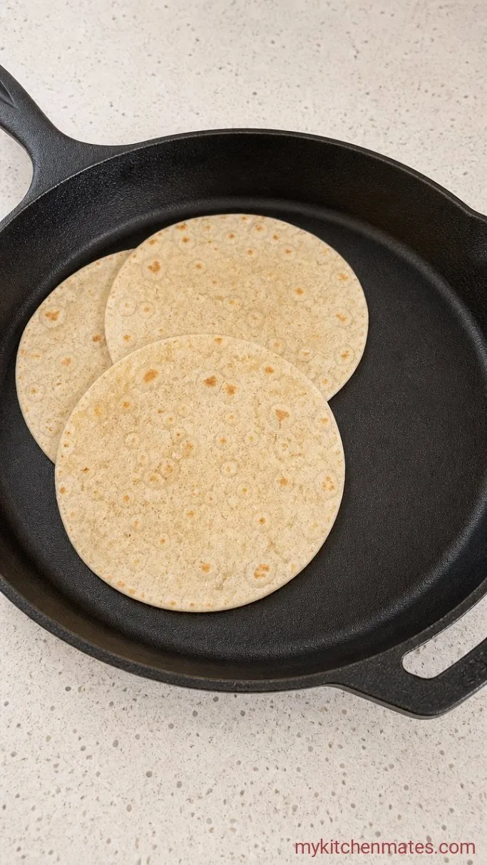 Step 4: Warm the Tortillas