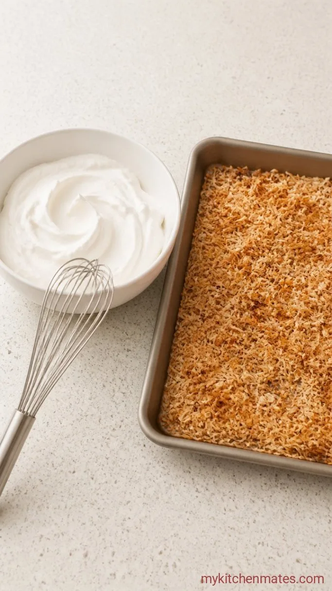 Step 4: Whip and Toast the Toppings