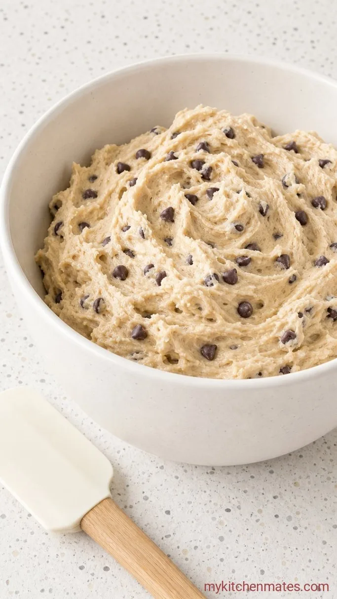 Decadent Cookie Dough Cake (No Raw Eggs) Step 4: Whip the Cookie Dough Frosting