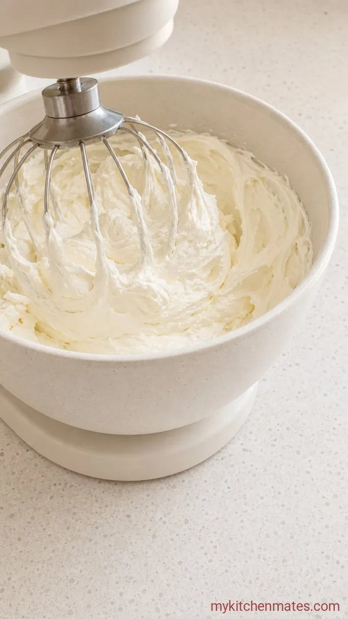 Easy Unicorn Birthday Cake with Rainbow Layers Step 4: Whip the Frosting