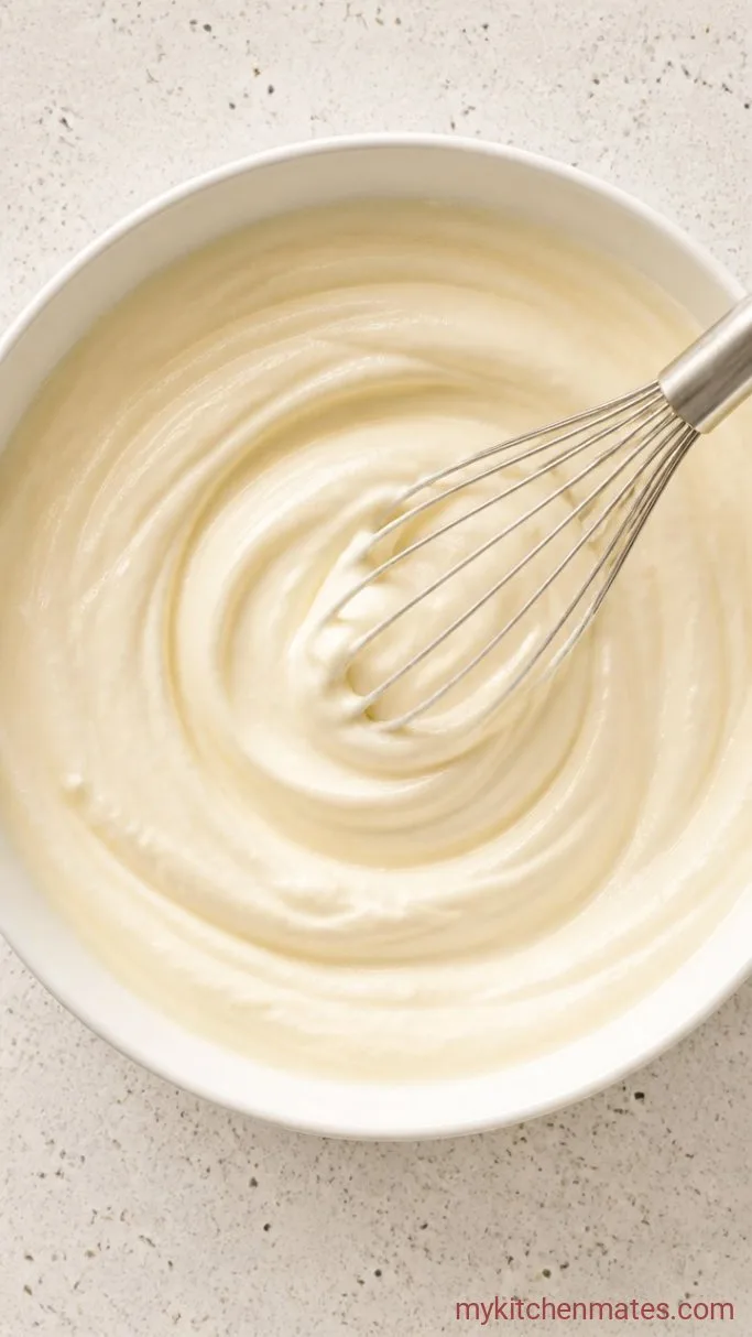No-Bake Pineapple Lush Cake Step 4: Whip the Pudding