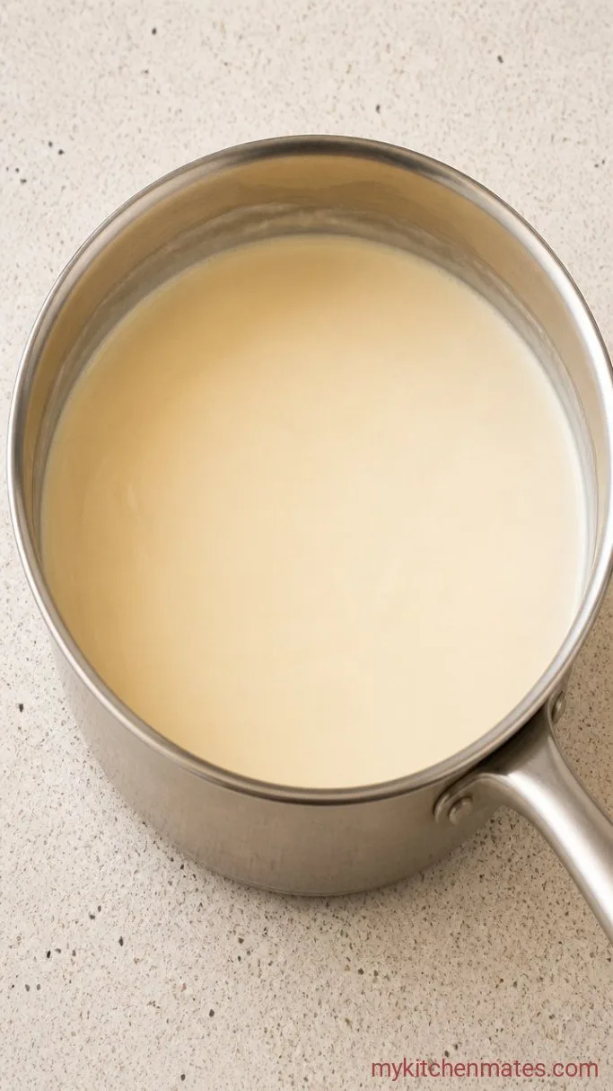Step 4: Whisk the Béchamel