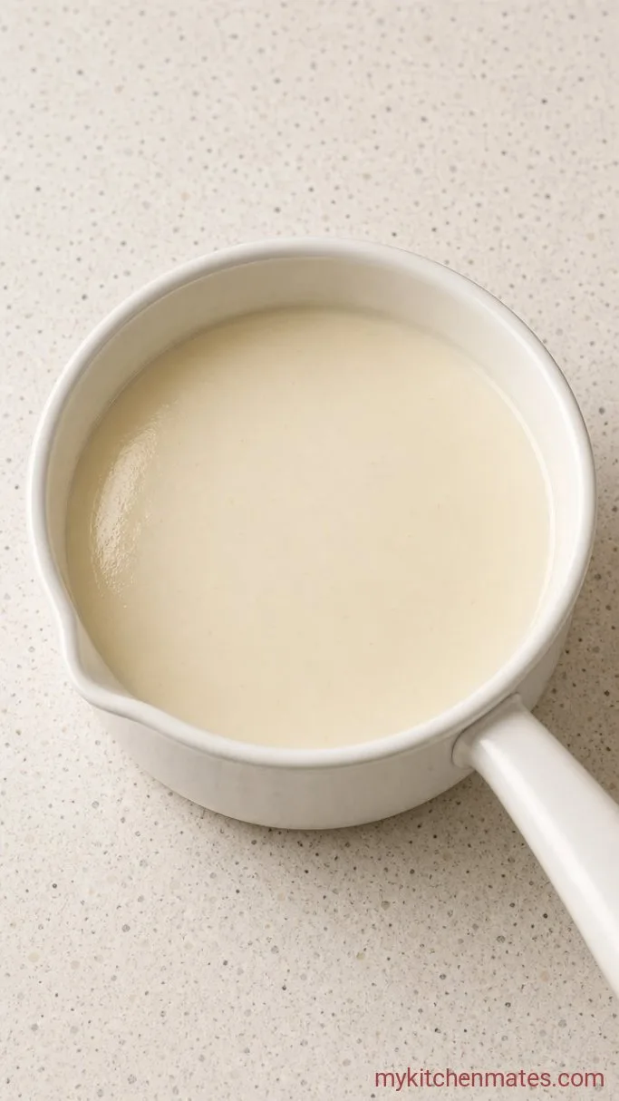 Step 4: Whisk the Bechamel Sauce