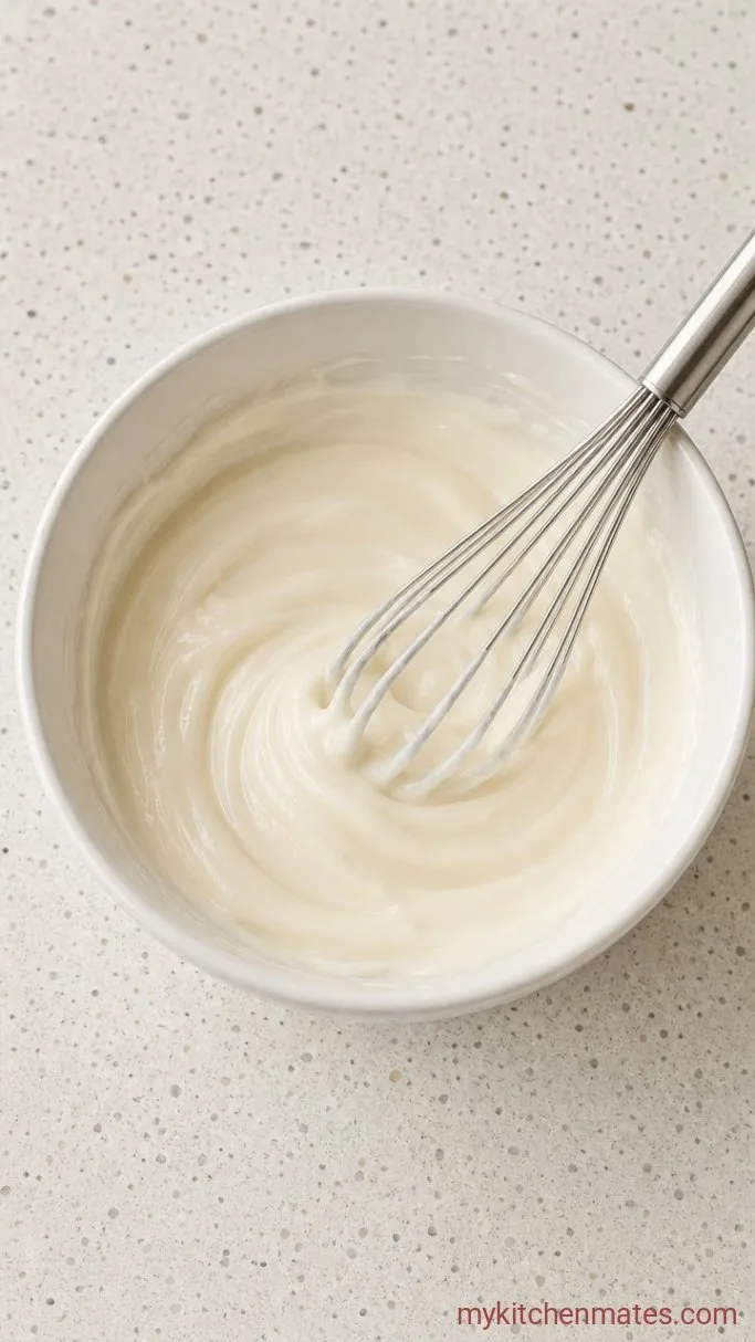 Cinnamon Roll Bundt Cake with Cream Cheese Glaze Step 4: Whisk the Glaze