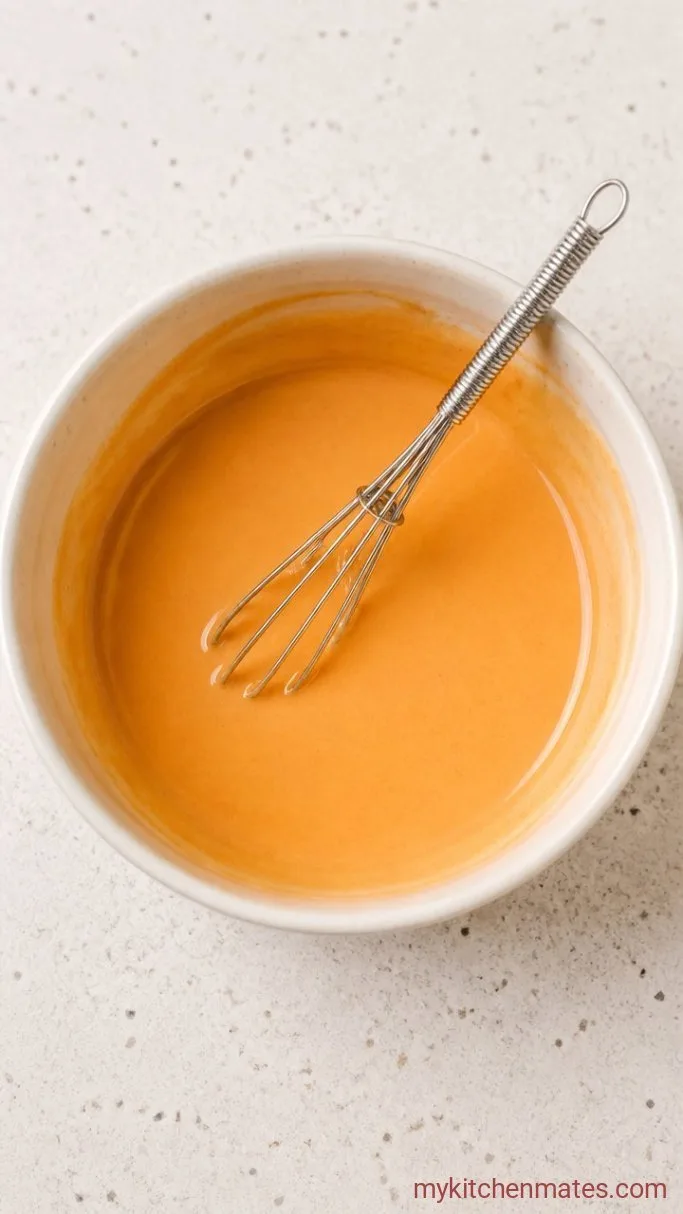 One-Bowl Cranberry Orange Bundt Cake Step 4: Whisk the Orange Glaze