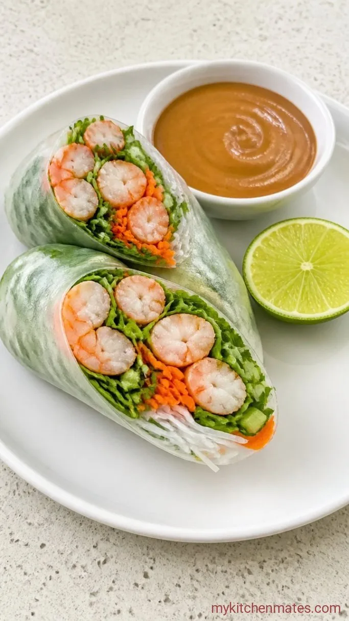 Fresh Vietnamese Summer Rolls with Easy Peanut Sauce Step 4: Whisk the Peanut Sauce and Serve