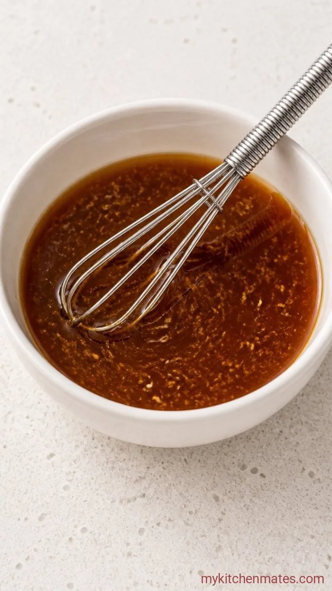 Easy No-Roll Vegan Sushi Bowl Step 4: Whisk the Sesame Soy Dressing