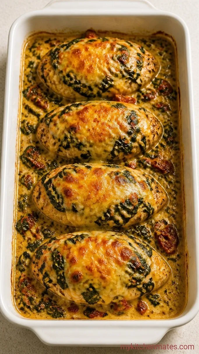 Step 4: Wilt the Spinach and Melt the Cheese