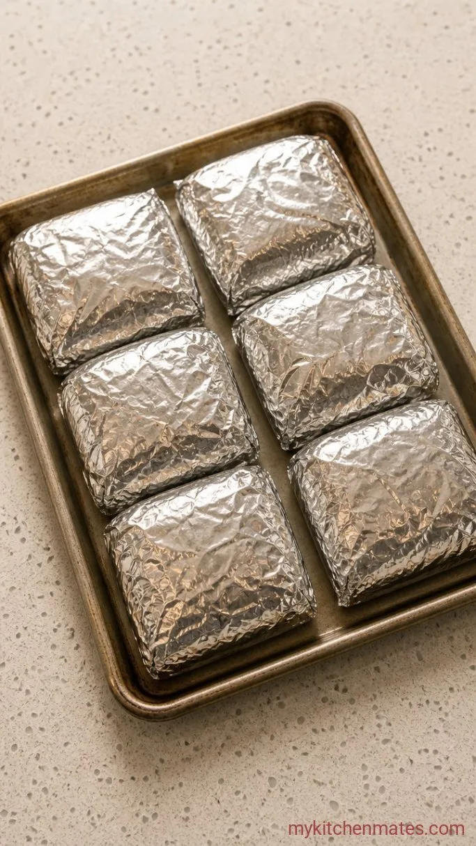 Freezer-Friendly Meal Prep Breakfast Sandwiches Step 4: Wrap and Freeze