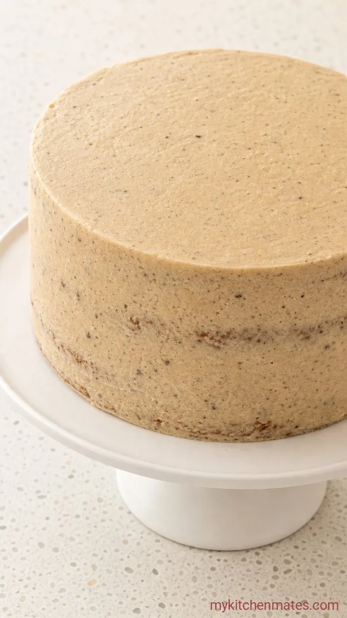 Decadent Cookie Dough Cake (No Raw Eggs) Step 5: Assemble and Layer