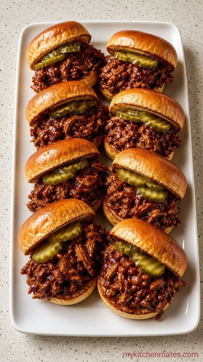 30-Minute BBQ Chicken Sliders Step 5: Assemble and Serve