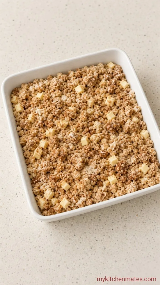 Sour Cream Streusel Coffee Cake Step 5: Assemble the Coffee Cake