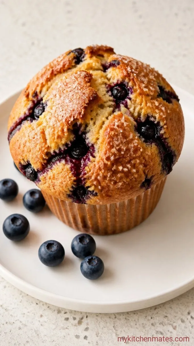 Buttermilk Blueberry Jumbo Muffins Step 5: Bake and Cool the Muffins
