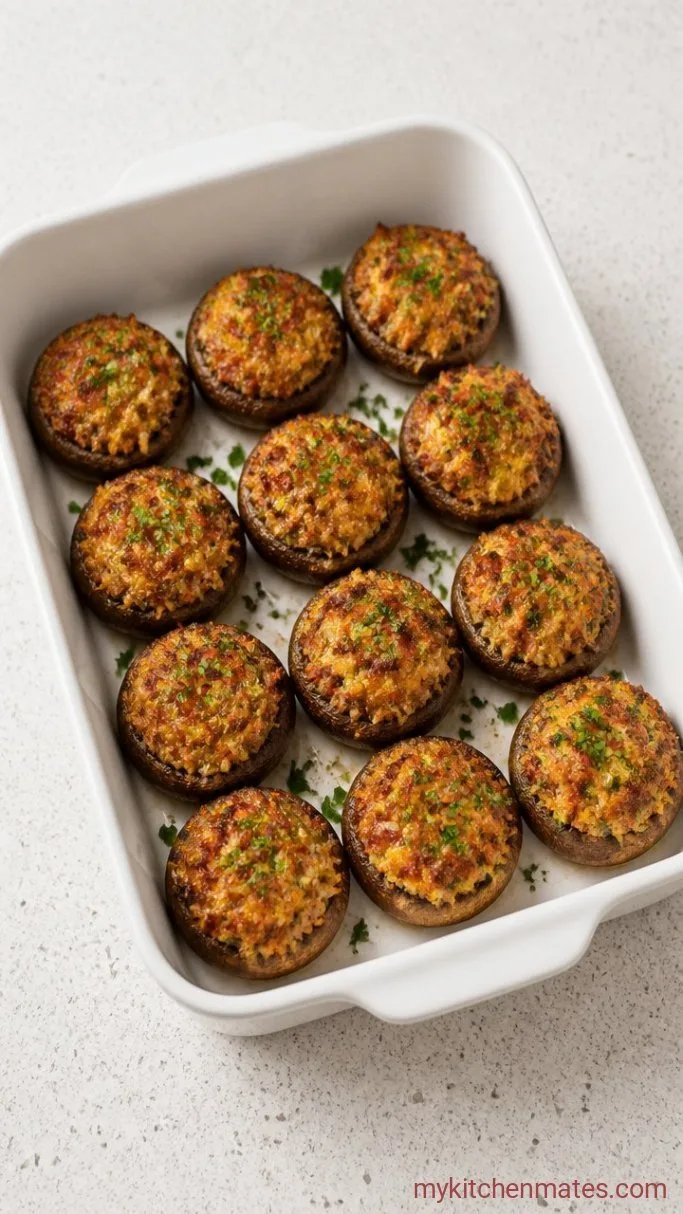 Step 5: Bake and Serve the Mushrooms