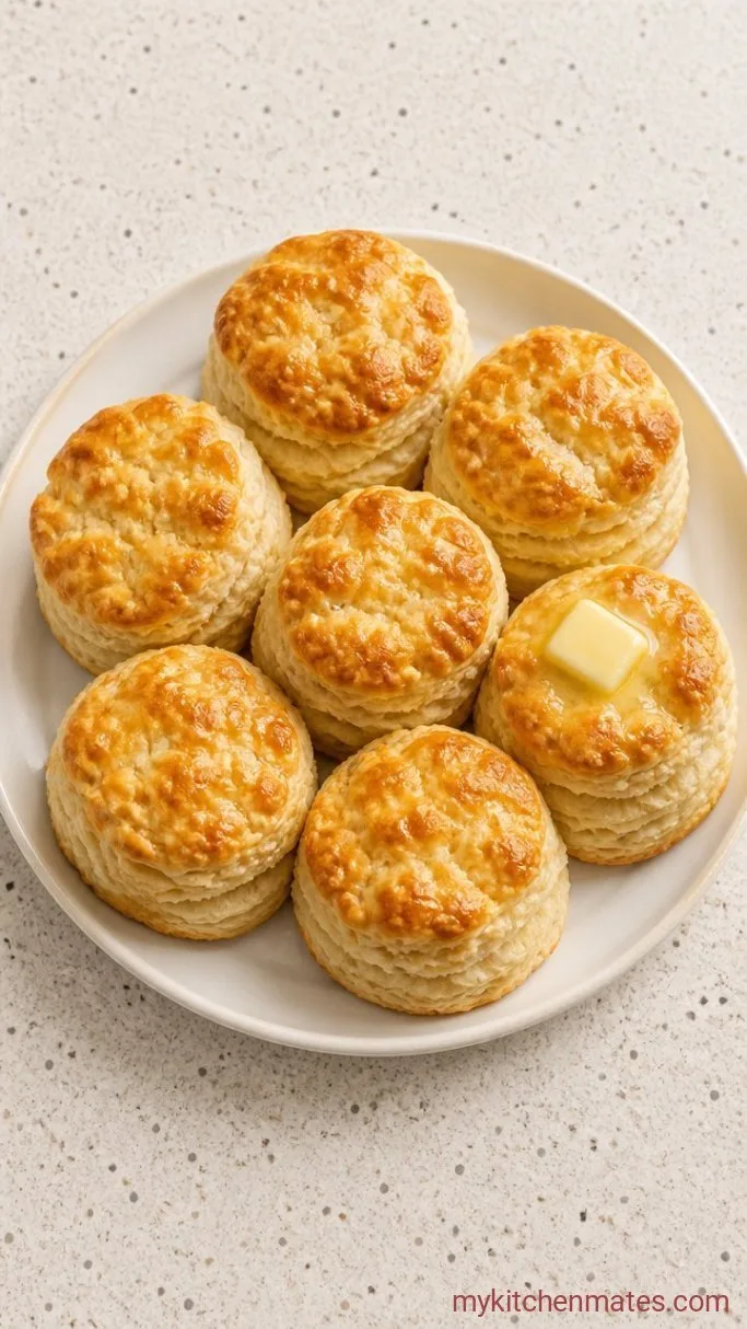 Flaky 30-Minute Sourdough Discard Biscuits Step 5: Bake and Serve Warm