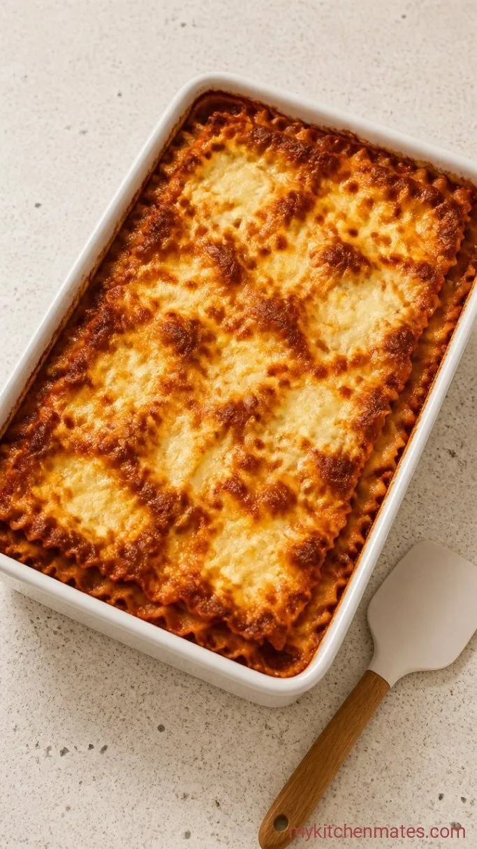 Gluten-Free Dairy-Free Lasagna That’s Actually Creamy Step 5: Bake and Serve