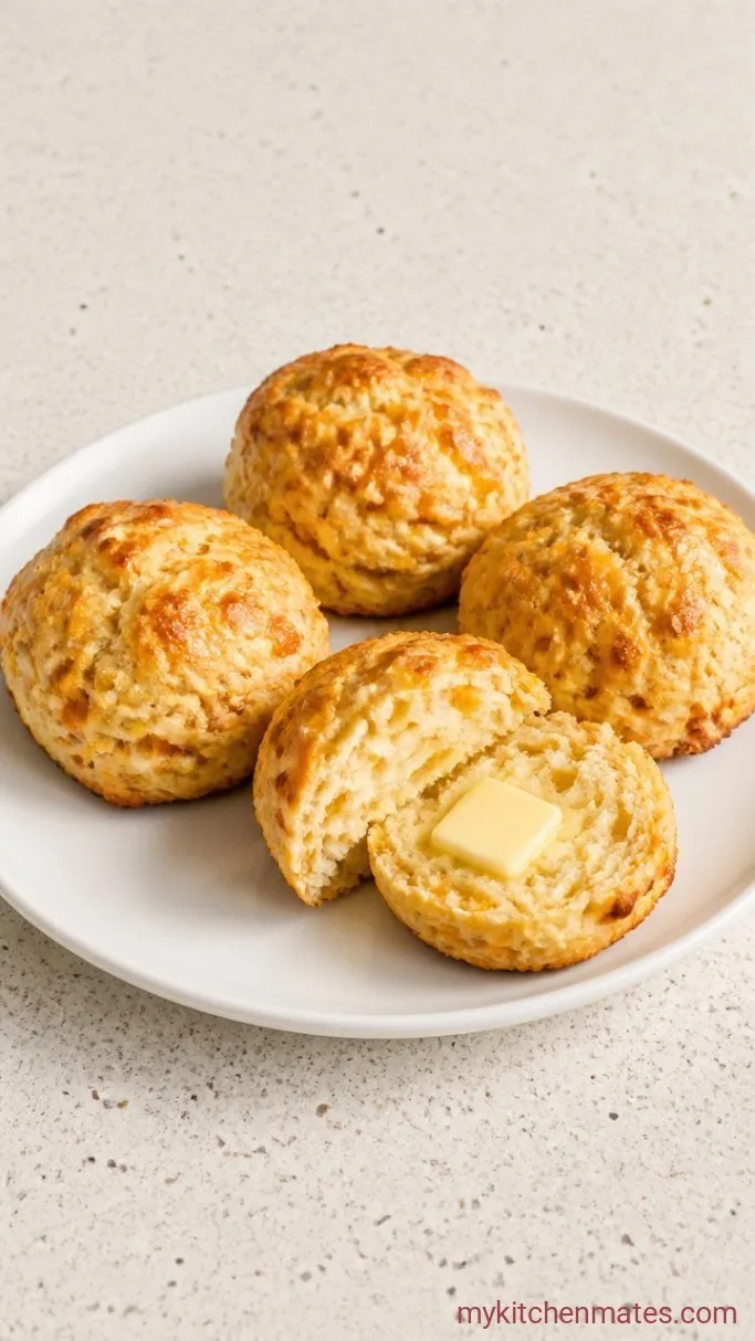 Quick & Flaky Sourdough Cheddar Biscuits Step 5: Bake and Serve