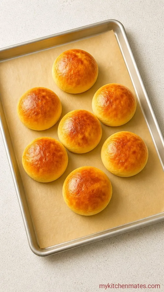 Soft Korean Cream Cheese Buns Step 5: Bake the Buns