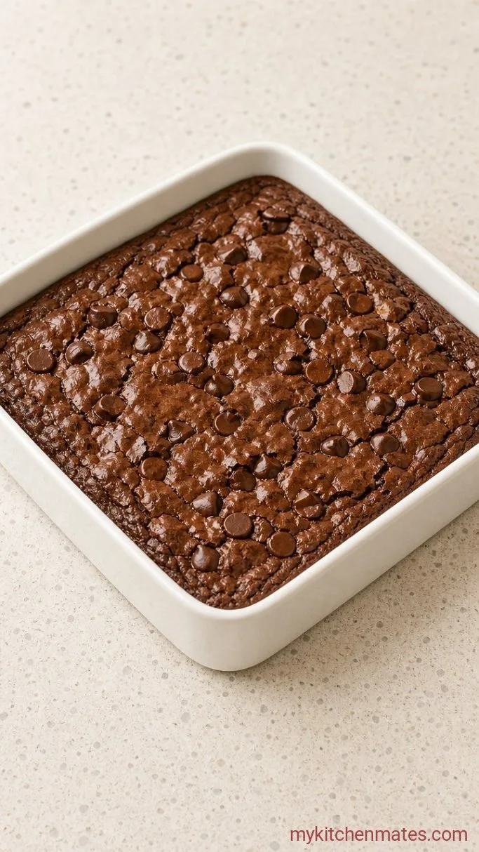 One-Bowl Fudgy Chocolate Brownie Cake Step 5: Bake the Cake