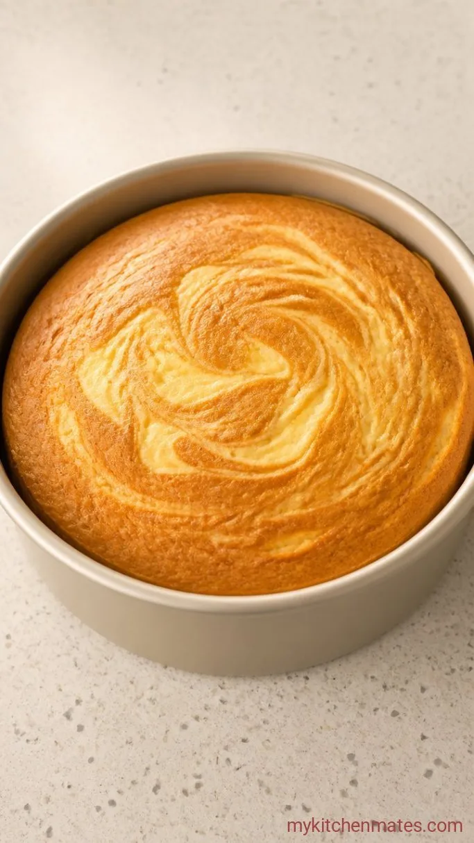 White German Chocolate Cake Cheesecake Step 5: Bake the Cake