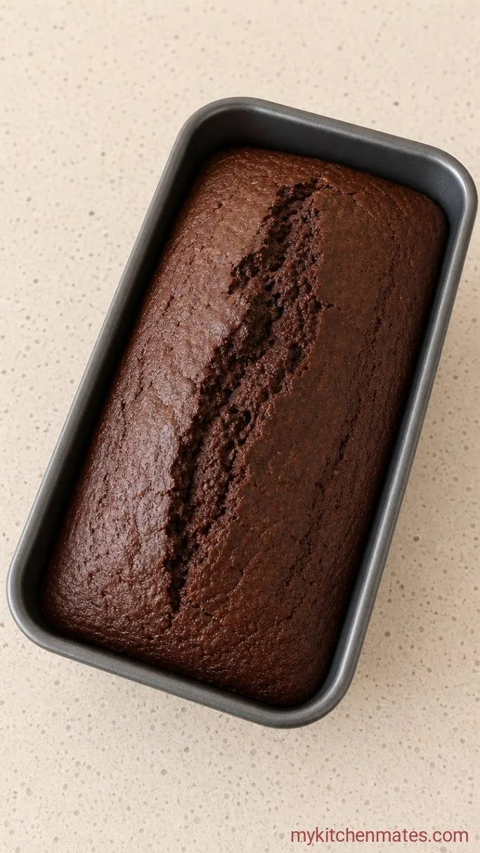 Moist Chocolate Sour Cream Pound Cake Step 5: Bake the Cake