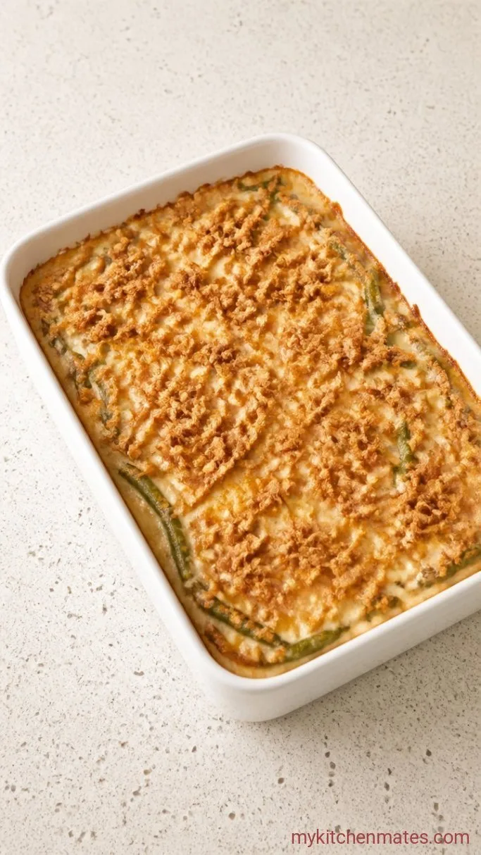 40-Minute Healthy Green Bean Casserole (No Canned Soup) Step 5: Bake the Casserole