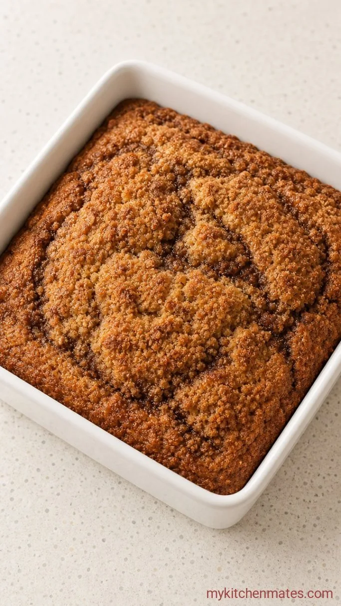 One-Bowl Banana Coffee Cake with Cinnamon Streusel Step 5: Bake the Coffee Cake