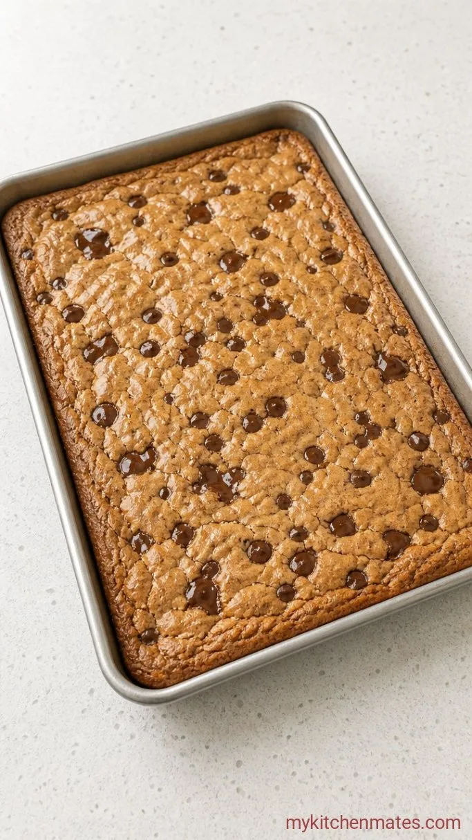 Soft and Chewy Sheet Pan Chocolate Chip Cookies Step 5: Bake the Cookie