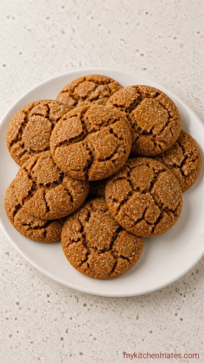 Soft and Chewy Ginger Molasses Cookies with Crackly Tops Step 5: Bake the Cookies