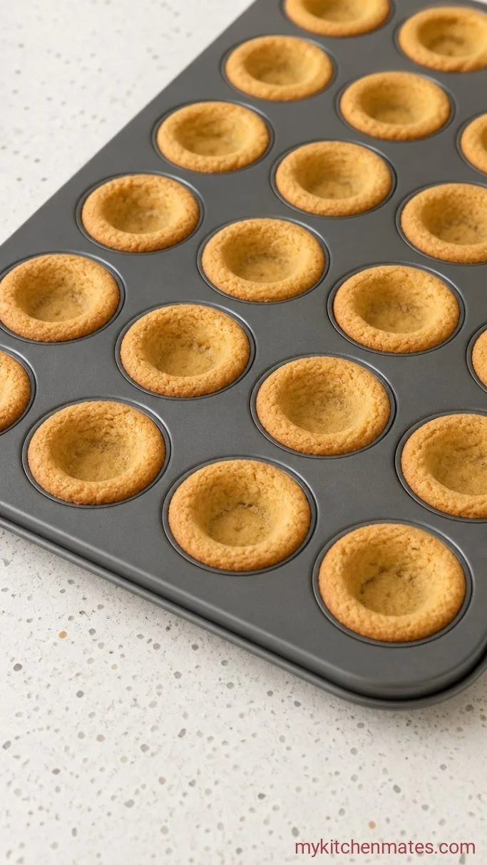 Sugar Cookie Cups with Fluffy Buttercream (Easy Party Dessert) Step 5: Bake the Cups