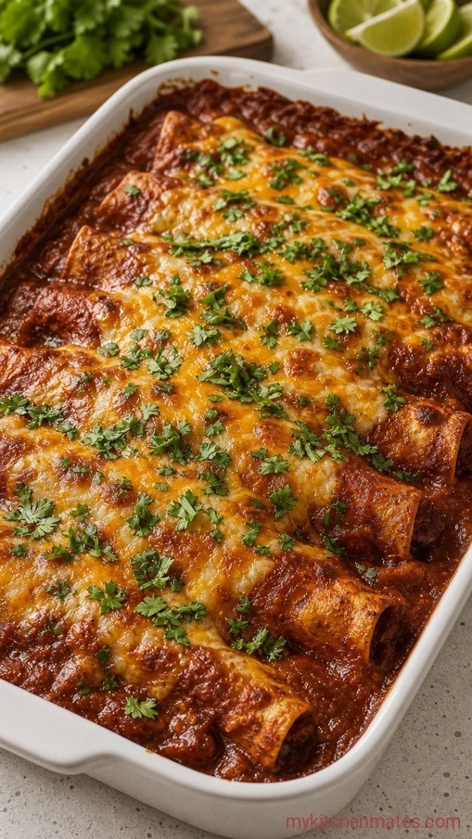 Step 5: Bake the Enchiladas and Serve