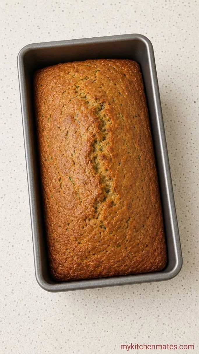 Moist Orange Zucchini Bread with a Bright Glaze Step 5: Bake the Loaf