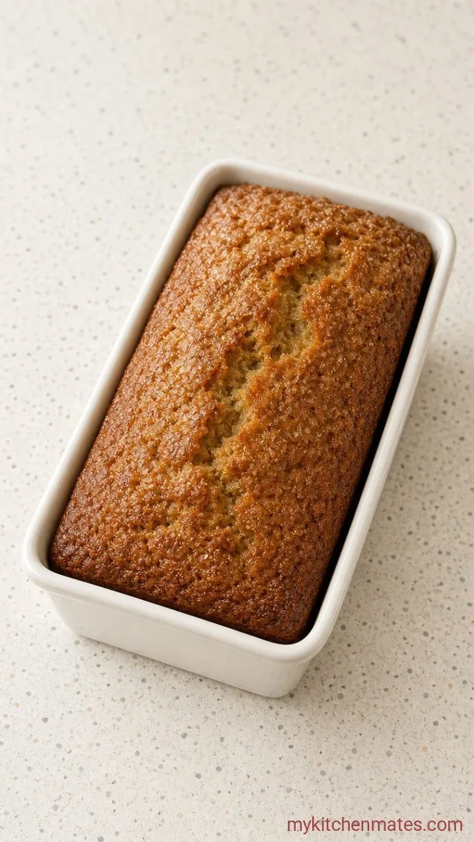 Moist and Tender Sour Cream Banana Bread Step 5: Bake the Loaf