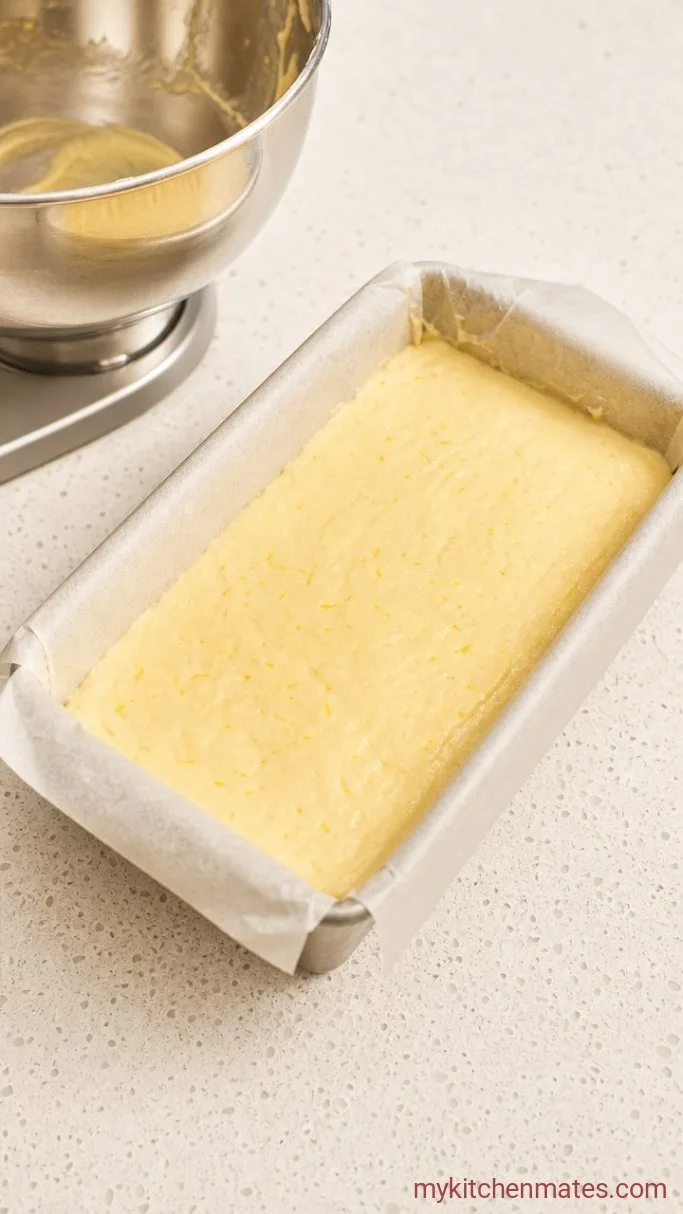 Bright Lemon Pound Cake with Lemon Glaze Step 5: Bake the Pound Cake
