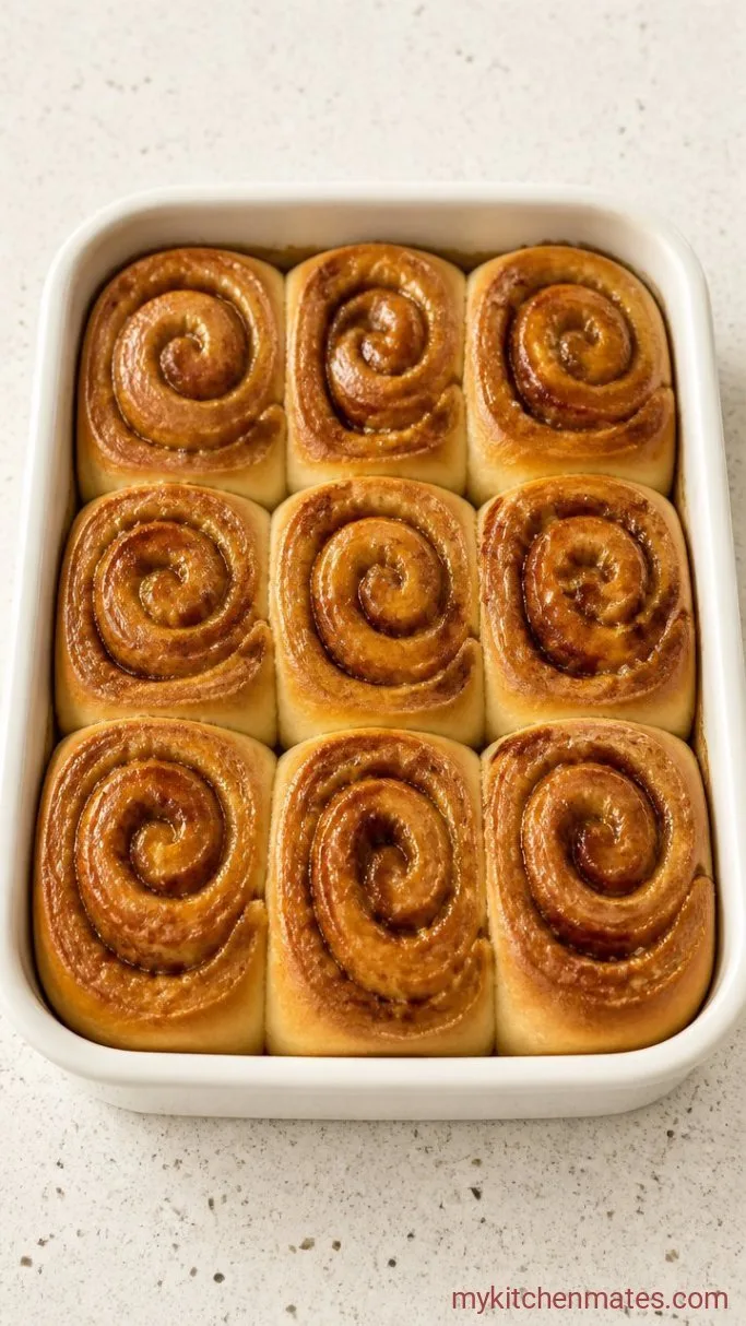 Make-Ahead Christmas Morning Cinnamon Rolls Step 5: Bake the Rolls
