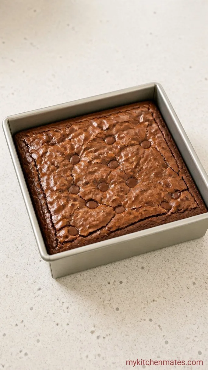 Fudgy Starbucks Brownies (Even Better Than the Original) Step 5: Bake Until Just Set