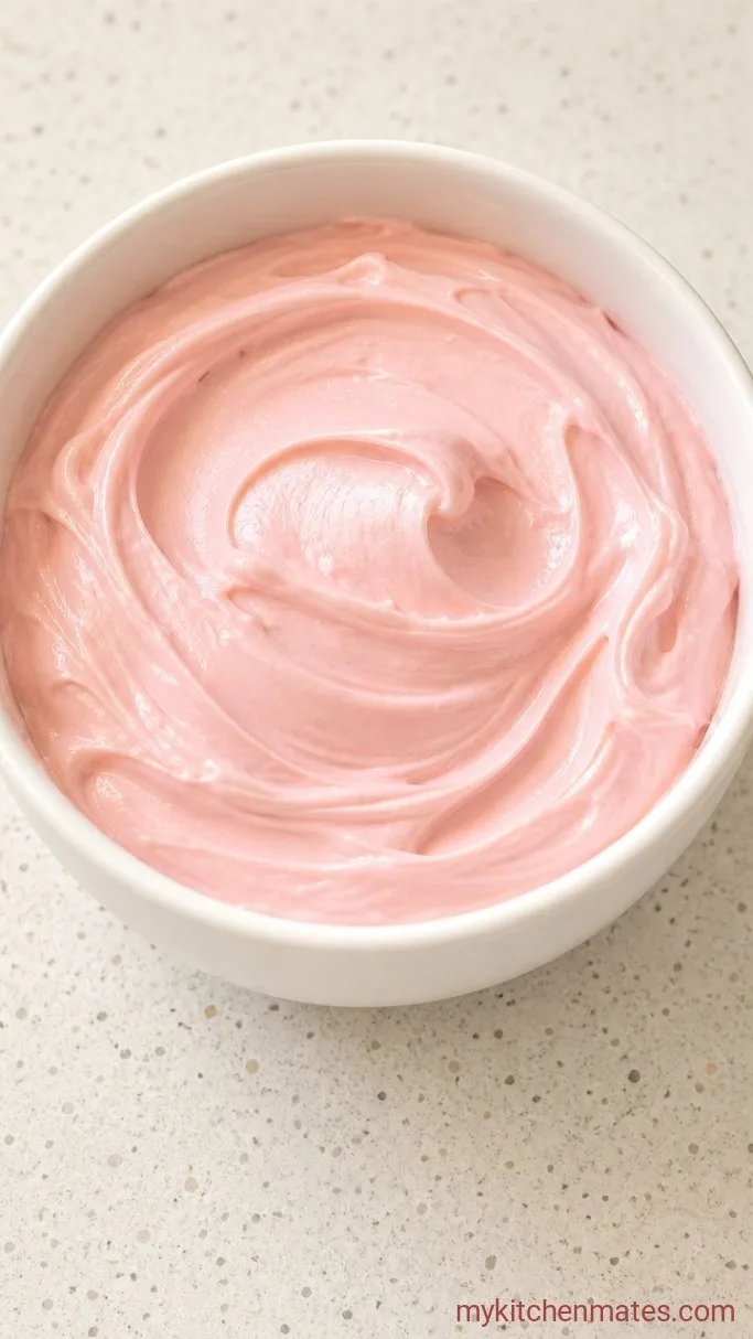 Step 5: Beat the Almond Frosting