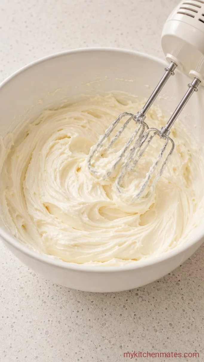 Step 5: Beat the Cream Cheese Frosting