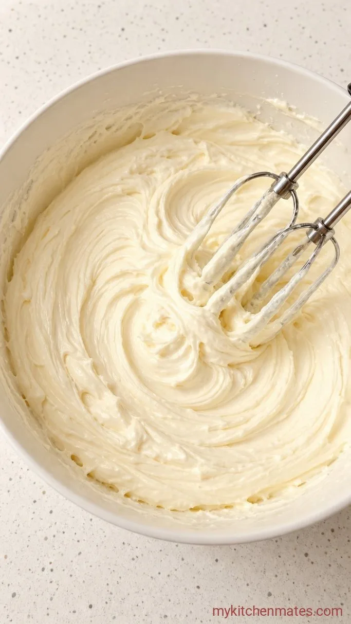 Step 5: Beat the Cream Cheese Frosting