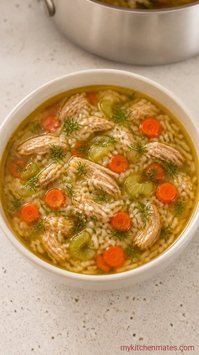 Hearty Gluten-Free Chicken and Rice Soup Step 5: Cook the Rice and Serve