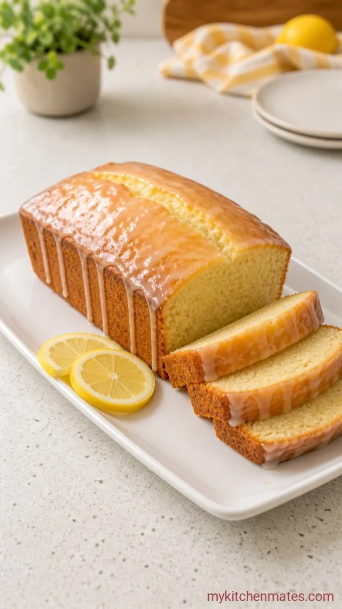 Extra-Moist Italian Lemon Pound Cake with Lemon Glaze Step 5: Cool and Glaze
