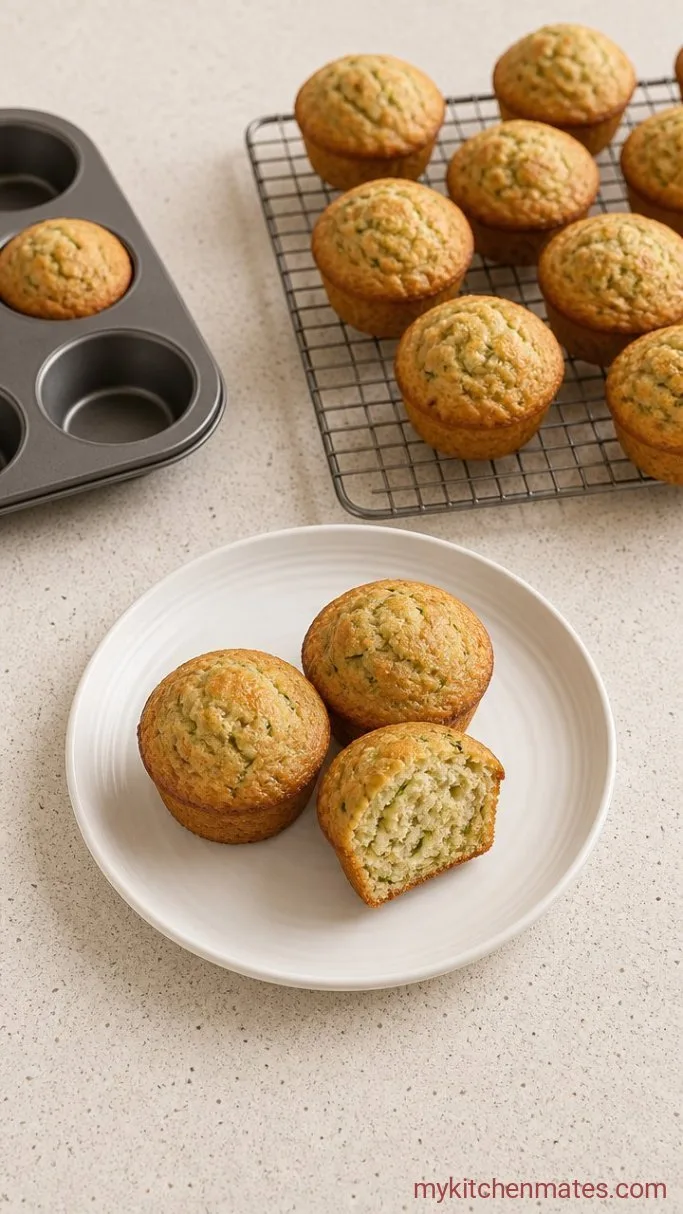 Sourdough Zucchini Muffins (That Use Your Sourdough Discard) Step 5: Cool and Serve
