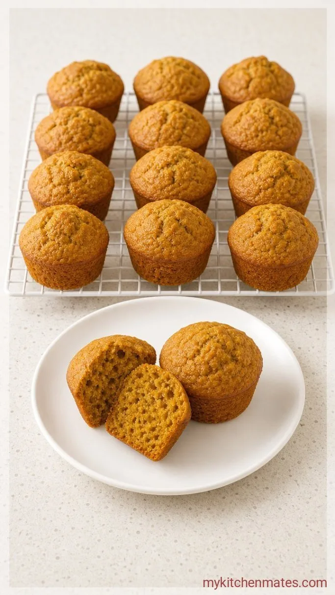Gluten Free Pumpkin Muffins That Aren't Gritty Step 5: Cool and Serve