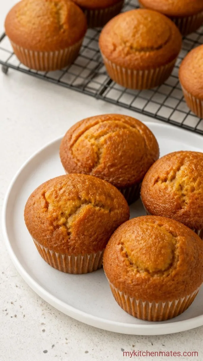 Moist Vegan Pumpkin Muffins (One Bowl, No Weird Ingredients) Step 5: Cool and Serve