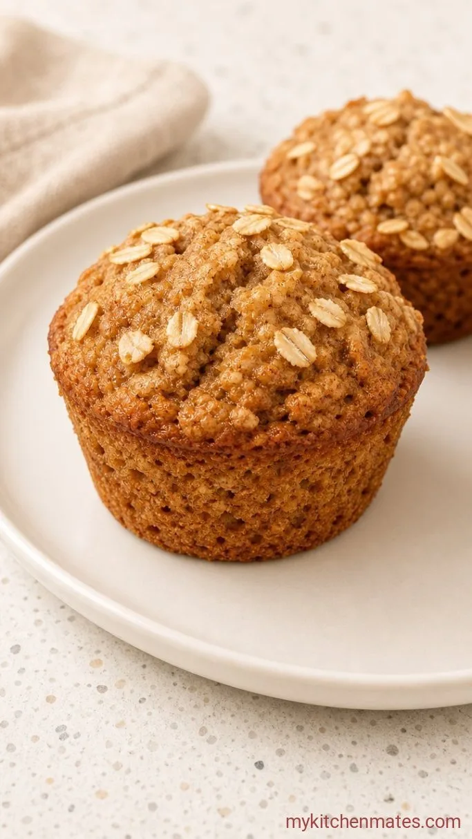 One-Bowl Cinnamon Oatmeal Muffins Step 5: Cool and Serve
