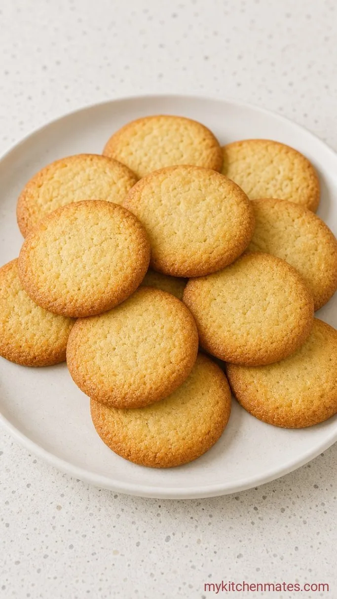 Crispy Keto Butter Cookies (5 Ingredients) Step 5: Cool and Serve